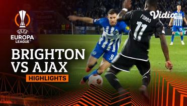 Brighton vs Ajax - Highlights | UEFA Europa League 2023/24