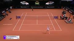 Match Highlights | Simona Halep 2 vs 0 Ekaterina Alexandrova | WTA Porsche Tennis Grand Prix 2021
