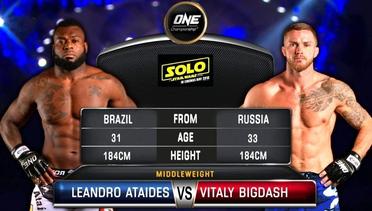 Leandro Ataides vs. Vitaly Bigdash | ONE: BATTLEGROUND Fight Replay
