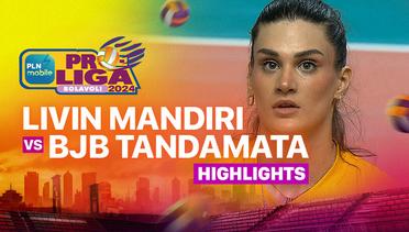 Putri: Jakarta Livin Mandiri vs Bandung BJB Tandamata - Highlights | PLN Mobile Proliga 2025