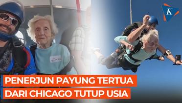 Wanita Chicago Berusia 104 Tahun Meninggal, Seminggu Setelah Lakukan Skydive
