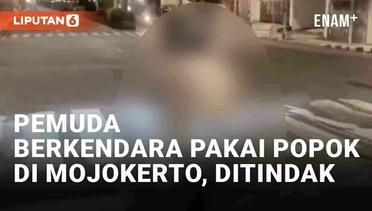Viral Pemuda Naik Motor Pakai Popok di Jalanan Kota Mojokerto Bikin Polisi Bertindak