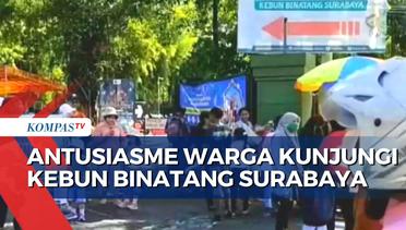 Antusiasme Warga Habiskan Libur Lebaran dengan Berbagai Aktivitas di Kebun Binatang Surabaya