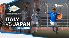 Italy vs Japan - Highlights | Maurice Revello Tournament