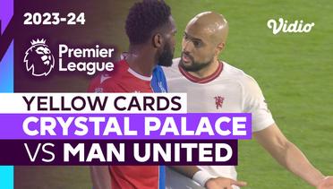 Kartu Kuning | Crystal Palace vs Man United | Premier League 2023/24