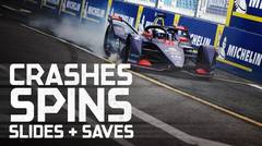 Best Crashes, Spins, Slides and Saves! - 2019 FWD Sanya E-Prix - ABB FIA Formula E Championship