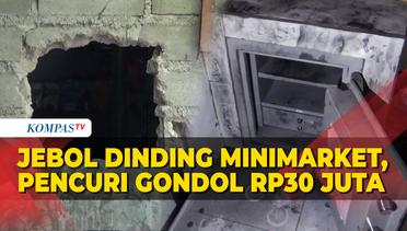 Jebol Tembok, Pencuri Gondol Rp30 Juta dan Rokok dari Minimarket di Klaten