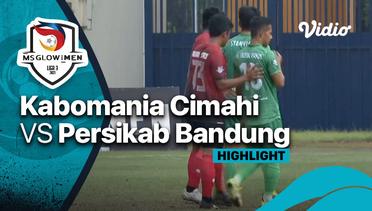 Highlight - Persikab 0 vs 0 Kabomania Cimahi Putra | Liga 3 2021/2022