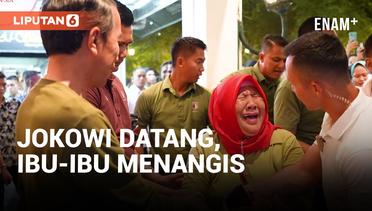Disambut Isak Tangis, Jokowi Kunjungi Malioboro