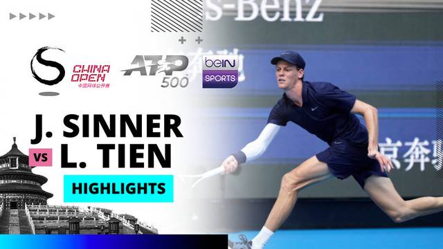 J. Sinner vs L.Tien - Highlight | ATP 500: China Open 2025