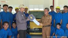 Mobil Listrik dari Presiden Jokowi untuk SMKN 1 Rangas, Kabupaten Mamuju, Sulawesi Barat