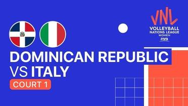 Match Highlight | VNL WOMEN'S - Dominica Republic  VS  Italy | Volleyball Nations League 2021