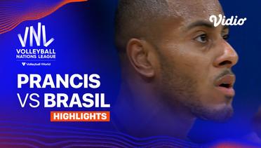 Prancis vs Brasil - Highlights | Men's Volleyball Nations League 2024