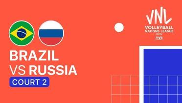 Full Match | VNL MEN'S - Brazil vs Russia | Volleyball Nations League 2021