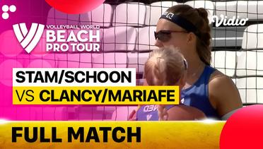 Full Match | Semifinals: Stam/Schoon (NED) vs Clancy/Mariafe (AUS) | Beach Pro Tour Elite 16 Doha, Qatar 2023