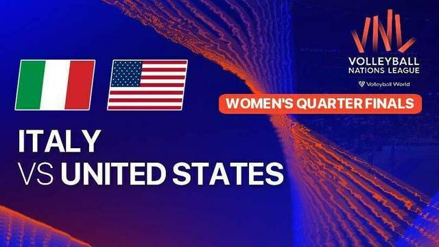 Women: Italy vs United States - Full Match | Volleyball Nations League 2025