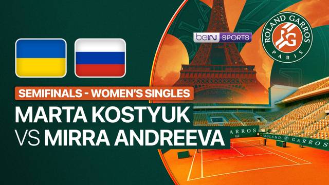 Marta Kostyuk vs Mirra Andreeva - Full Match | Roland Garros 2026