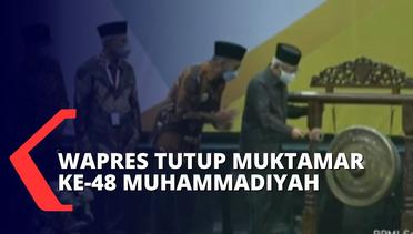 Ini Pesan Wapres Ma'ruf Amin di Penutupan Muktamar ke-48 Muhammadiyah dan Aisyiyah