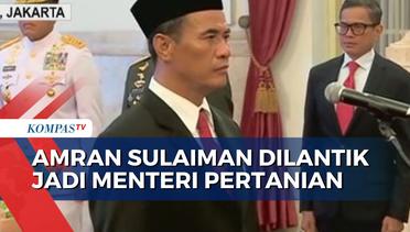 Presiden Jokowi Resmi Lantik Amran Sulaiman Jadi Menteri Pertanian