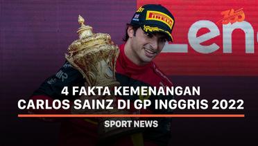 4 Fakta Kemenangan Carlos Sainz di GP Inggris 2022