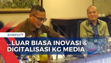 Kunjungi Kompas Gramedia, Menteri PAREKRAF Sandiaga Uno: Luar Biasa Inovasi & Digitalisasi KG Media