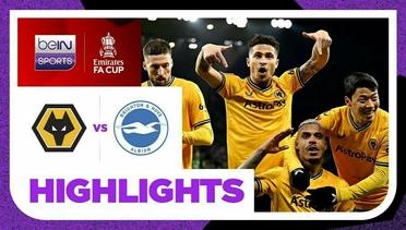 Wolves vs Brighton and Hove Albion - Extended Highlights | FA Cup 2023/24