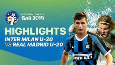 Match Highlight – Real Madrid U20 (3) vs (1) Intermilan U20 - U-20 International Cup Bali 2019
