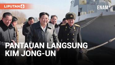 Kim Jong-un Pantau Pembangunan Kapal Perang