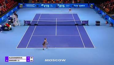 Match Highlights | Maria Sakkari vs Ekaterina Alexandrova | VTB Kremlin Cup 2021