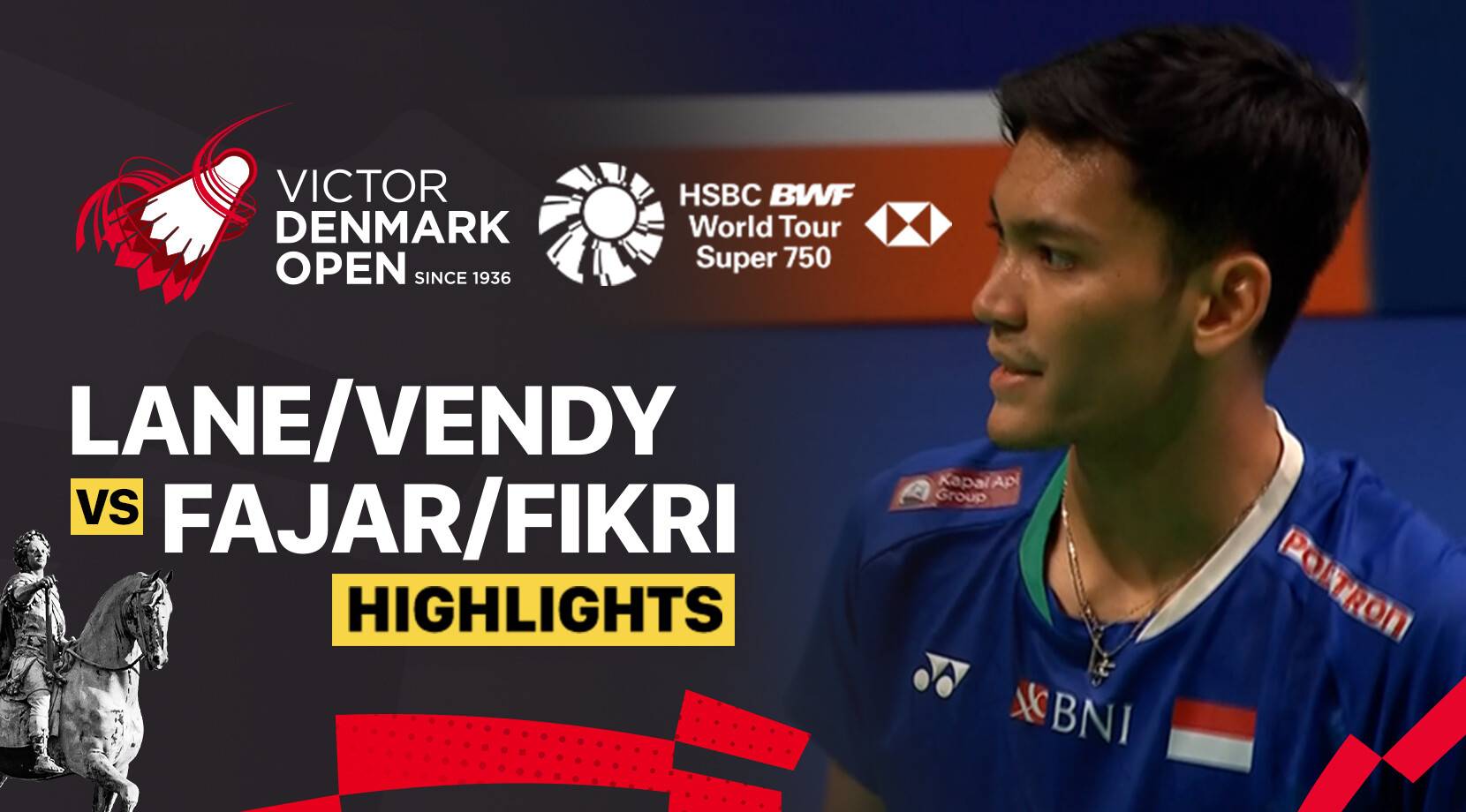 Ben Lane/Sean Vendy (ENG) vs Fajar Alfian/Muhammad Shohibul Fikri (INA) - Men's Doubles Quarterfinal | VICTOR Denmark Open 2025