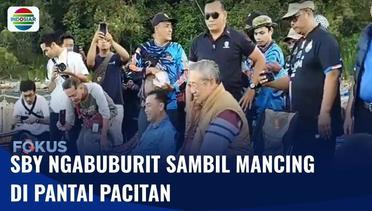 Presiden ke-6 RI Susilo Bambang Yudhoyono Memancing Sambil Menanti Buka Puasa | Fokus