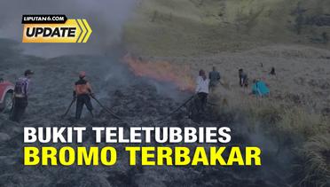 Liputan6 Update: Bukit Teletubbies Bromo Terbakar