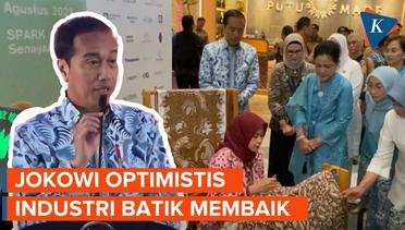 Resmikan Gelar Batik Nusantara, Jokowi: Banyak Inovasi Baru