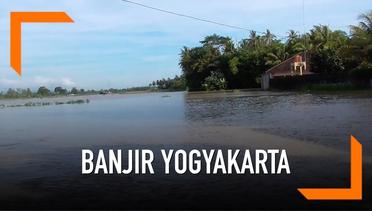 Banjir Kiriman Rendam Satu Kecamatan di Yogyakarta