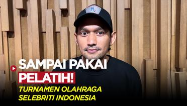 Persiapan Ibnu Jamil yang Akan Bertanding Tenis di Turnamen Olahraga Selebriti Indonesia
