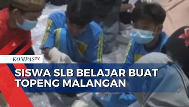 Yuk, Intip Keseruan Siswa SLB di Malang Belajar Membuat Topeng Malangan