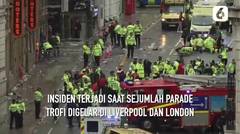 MOBIL TABRAK KERUMUNAN FANS LIVERPOOL, PELAKU DITANGKAP
