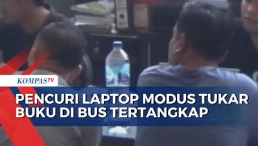 Viral! Pencuri Laptop Modus Tukar Buku di Bus Ditangkap di Klaten