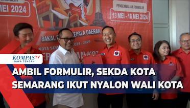 Ambil Formulir, Sekda Kota Semarang Ikut Nyalon Wali Kota