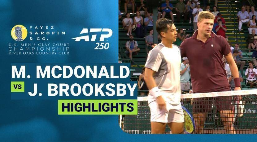 Mackenzie McDonald vs Jenson Brooksby - Round 1 | ATP 250: Fayez Sarofim & Co. U.S. Men's Clay Court Championship 2026