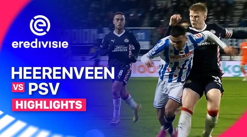 Heerenveen vs PSV