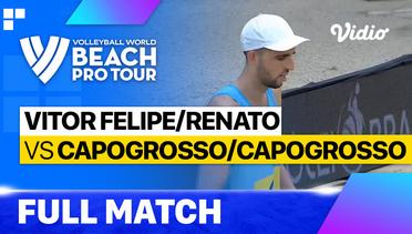 Full Match | Vitor Felipe Renato (BRA) vs Capogrosso N/Capogrosso T (ARG) | Beach Pro Tour - Challenge Itapema, Brazil 2023