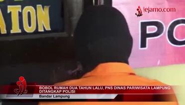 PNS Dinas Pariwisata Lampung Ditangkap Polisi Akibat Bobol Rumah