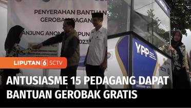 YPP dan Yayasan Sahabat Peduli Indonesia Bagikan 15 Gerobak untuk Pedagang di Lampung | Liputan 6