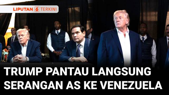 Momen Presiden Donald Trump Pantau Langsung Serangan AS ke Venezuela | Liputan 6