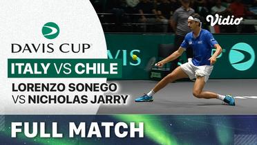 Full Match | Italy (Lorenzo Sonego) vs Chile (Nicolas Jarry) | Davis Cup 2023