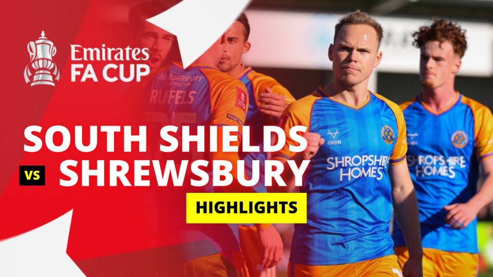 South Shields vs Shrewsbury Town FC