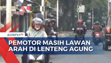 Pemotor Masih Lawan Arah, Polisi dan Mobil Tilang Elektronik Siaga di Lenteng Agung