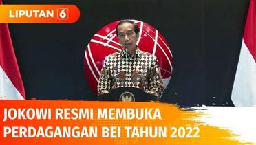 Presiden Jokowi Resmi Buka Perdagangan Bursa Efek Indonesia | Liputan 6