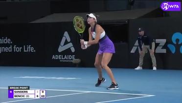 Match Highlights | Belinda Bencic 2 vs 0 Storm Sanders | WTA Adelaide International 2021